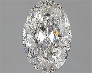 Picture of Natural Diamond 1.50 Carats, Oval with  Cut, F Color, I1 Clarity and Certified by GIA