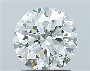 Picture of Natural Diamond 2.50 Carats, Round with Excellent Cut, M Color, IF Clarity and Certified by GIA
