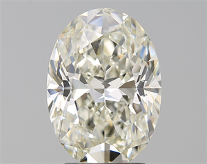 Foto Diamante Natural 3.20 quilates, Ovalado , Color K, claridad VVS2 y certificado GIA de