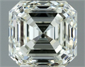 Natural Diamond 0.80 Carats, Asscher with  Cut, I Color, VVS2 Clarity and Certified by IGI