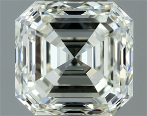 Picture of Natural Diamond 0.80 Carats, Asscher with  Cut, I Color, VVS2 Clarity and Certified by IGI
