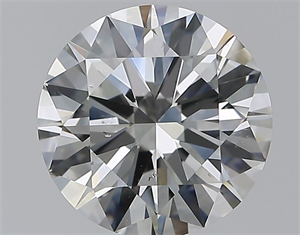 Foto Diamante Natural 2.50 quilates, Redondo , Color H, claridad SI1 y certificado GIA de