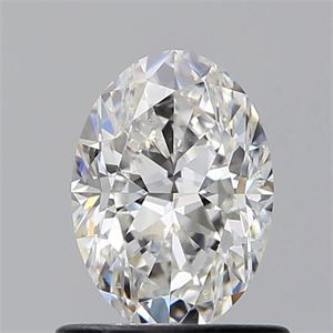 Picture of Natural Diamond 0.80 Carats, Oval with  Cut, F Color, SI1 Clarity and Certified by GIA