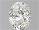 Natural Diamond 2.50 Carats, Oval with  Cut, H Color, SI2 Clarity and Certified by GIA