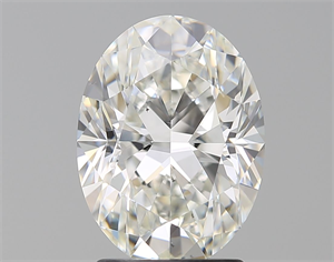 Picture of Natural Diamond 2.50 Carats, Oval with  Cut, H Color, SI2 Clarity and Certified by GIA