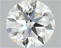 Natural Diamond 0.70 Carats, Round with Very Good Cut, I Color, VVS2 Clarity and Certified by GIA