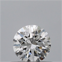Natural Diamond 0.40 Carats, Round with Excellent Cut, D Color, VVS2 Clarity and Certified by GIA