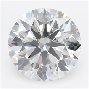 Picture of Lab Grown Diamond 5.00 Carats, Round with Ideal Cut, D Color, IF Clarity and Certified by IGI