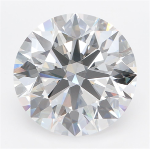 Picture of Lab Grown Diamond 5.00 Carats, Round with Ideal Cut, D Color, IF Clarity and Certified by IGI