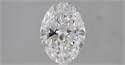 Natural Diamond 1.51 Carats, Oval with  Cut, D Color, SI2 Clarity and Certified by GIA