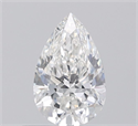 Diamante Natural 0.50 quilates, De pera , Color F, claridad VS2 y certificado IGI