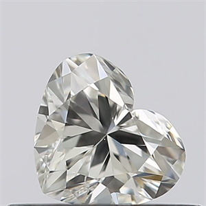 Foto Diamante Natural 0.40 quilates, Corazón , Color H, claridad VS1 y certificado GIA de
