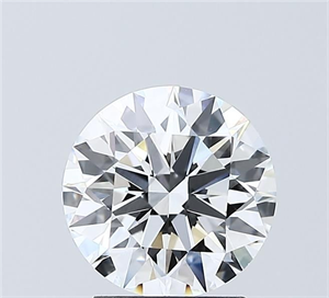 Picture of Lab Grown Diamond 2.05 Carats, Round with Ideal Cut, D Color, VVS1 Clarity and Certified by IGI