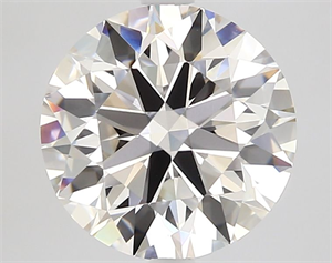 Picture of Natural Diamond 3.01 Carats, Round with Excellent Cut, I Color, VS1 Clarity and Certified by GIA