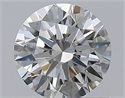 Natural Diamond 0.72 Carats, Round with Excellent Cut, G Color, VVS2 Clarity and Certified by GIA