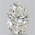 Diamante Natural 1.20 quilates, Ovalado , Color J, claridad VS1 y certificado GIA