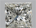 Natural Diamond 1.29 Carats, Princess with  Cut, J Color, VS2 Clarity and Certified by GIA