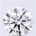 Lab Grown Diamond 2.28 Carats, Round with Excellent Cut, F Color, VS1 Clarity and Certified by GIA