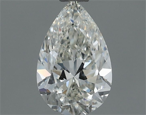 Picture of Natural Diamond 0.70 Carats, Pear with  Cut, H Color, VVS1 Clarity and Certified by IGI