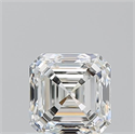 Diamante Natural 0.90 quilates, Asscher , Color H, claridad IF y certificado GIA