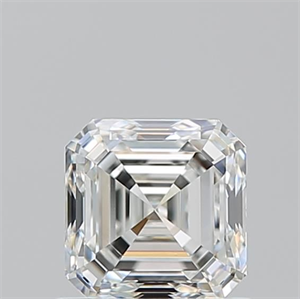 Foto Diamante Natural 0.90 quilates, Asscher , Color H, claridad IF y certificado GIA de