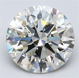 Foto Diamante Natural 2.40 quilates, Redondo , Color M, claridad IF y certificado GIA de