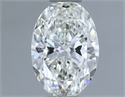 Diamante Natural 0.70 quilates, Ovalado , Color H, claridad IF y certificado IGI