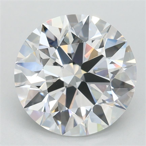Picture of Lab Grown Diamond 2.32 Carats, Round with Ideal Cut, D Color, IF Clarity and Certified by IGI