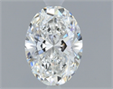 Natural Diamond 0.70 Carats, Oval with  Cut, F Color, VS1 Clarity and Certified by GIA