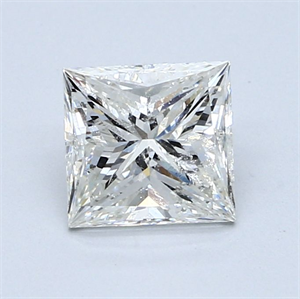 Foto Diamante Natural 1.50 quilates, Princesa , Color I, claridad SI1 y certificado GIA de