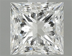 Picture of Natural Diamond 0.82 Carats, Princess with  Cut, G Color, VVS2 Clarity and Certified by GIA