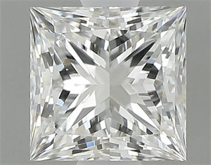 Picture of Natural Diamond 0.82 Carats, Princess with  Cut, G Color, VVS2 Clarity and Certified by GIA