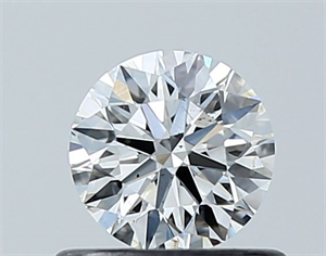 Foto Diamante Natural 0.51 quilates, Redondo , Color H, claridad SI2 y certificado GIA de