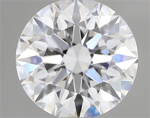 Picture of Lab Grown Diamond 1.08 Carats, Round with Excellent Cut, D Color, VVS2 Clarity and Certified by IGI