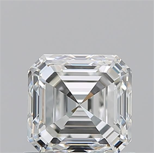 Picture of Natural Diamond 1.03 Carats, Asscher with  Cut, H Color, VVS1 Clarity and Certified by GIA