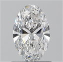 Diamante Natural 0.90 quilates, Ovalado , Color D, claridad VVS2 y certificado GIA
