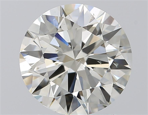 Foto Diamante Natural 2.01 quilates, Redondo , Color J, claridad SI2 y certificado GIA de