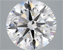 Del inventario de diamantes de laboratorio, 3.64 quilates, Redondo , Color F, claridad SI1 y certificado IGI