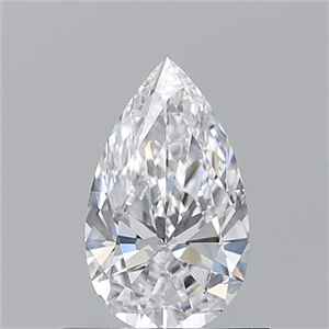 Foto Diamante Natural 0.59 quilates, De pera , Color D, claridad VVS2 y certificado GIA de