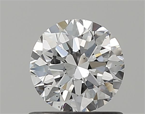 Picture of Natural Diamond 0.70 Carats, Round with Excellent Cut, D Color, SI1 Clarity and Certified by GIA