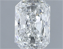 Natural Diamond 1.00 Carats, Radiant with  Cut, H Color, SI1 Clarity and Certified by GIA