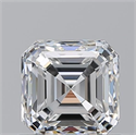 Natural Diamond 0.91 Carats, Asscher with  Cut, E Color, VVS2 Clarity and Certified by GIA