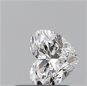 Natural Diamond 0.51 Carats, Heart with  Cut, E Color, SI1 Clarity and Certified by GIA