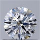 Picture of Natural Diamond 0.59 Carats, Round with Excellent Cut, E Color, SI1 Clarity and Certified by GIA