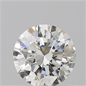 Natural Diamond 0.56 Carats, Round with Excellent Cut, K Color, VVS1 Clarity and Certified by GIA