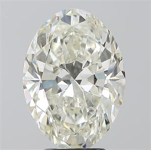 Picture of Natural Diamond 4.50 Carats, Oval with  Cut, I Color, SI1 Clarity and Certified by IGI