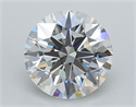 Lab Grown Diamond 3.02 Carats, Round with Excellent Cut, E Color, VVS2 Clarity and Certified by GIA