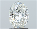 Natural Diamond 1.22 Carats, Oval with  Cut, H Color, VS2 Clarity and Certified by GIA