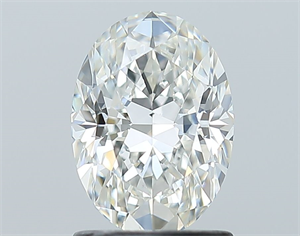 Picture of Natural Diamond 1.22 Carats, Oval with  Cut, H Color, VS2 Clarity and Certified by GIA