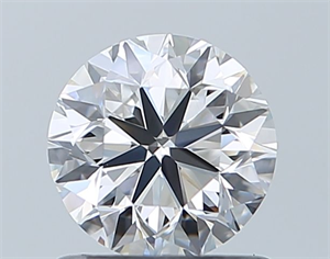 Picture of Natural Diamond 0.90 Carats, Round with Very Good Cut, E Color, VVS1 Clarity and Certified by GIA